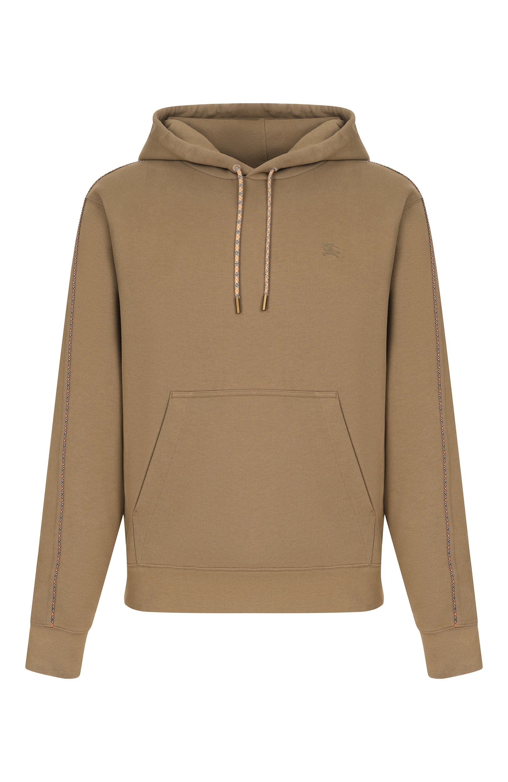 Хлопковое худи BURBERRY темно-бежевого цвета по цене 96250 руб., арт. 8127603, фото 1 Хлопковое худи BURBERRY, арт. 8127603, фото 1
