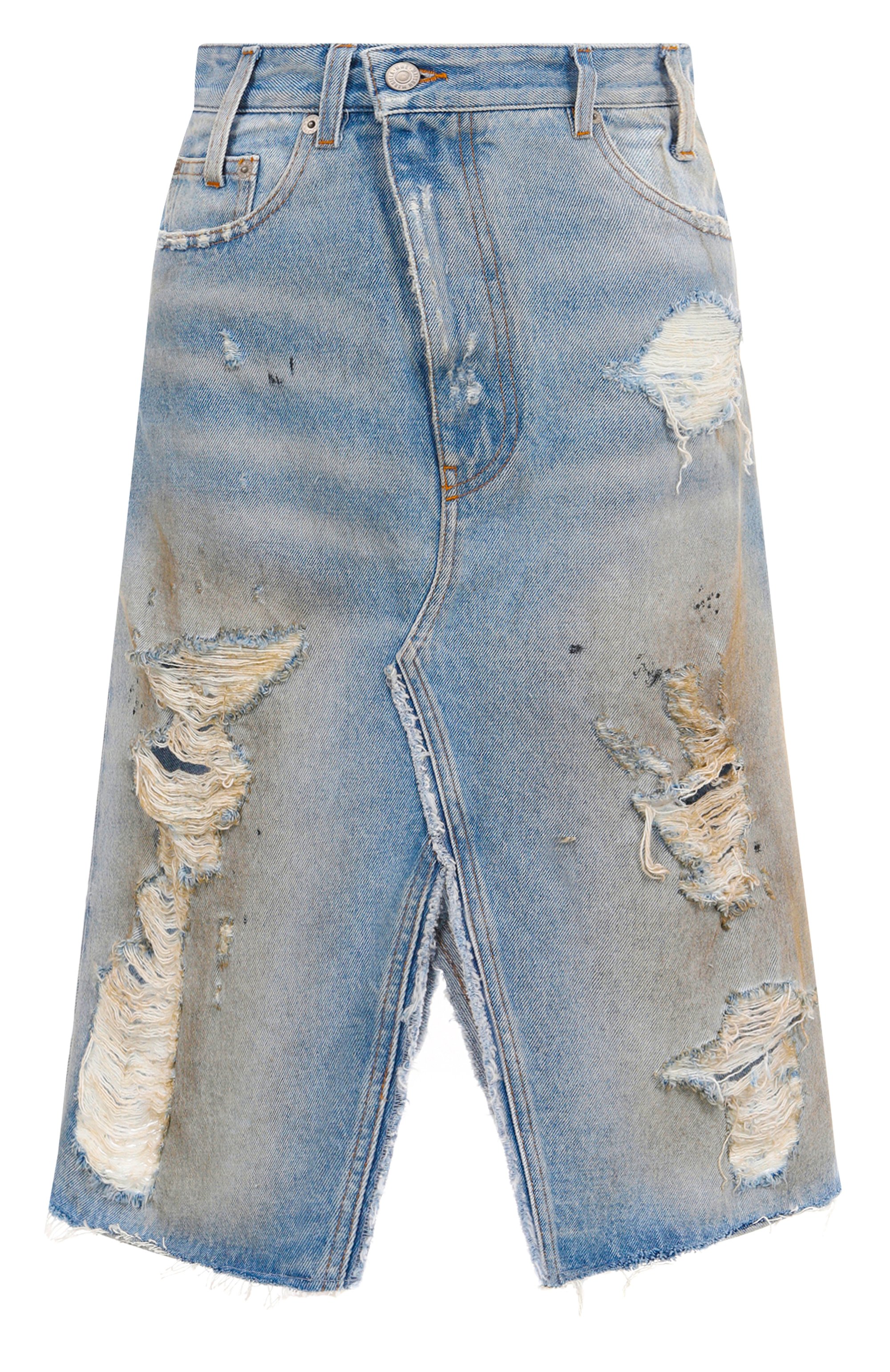 Джинсовая юбка MM6, арт. S62MI0034/M30018, фото 1