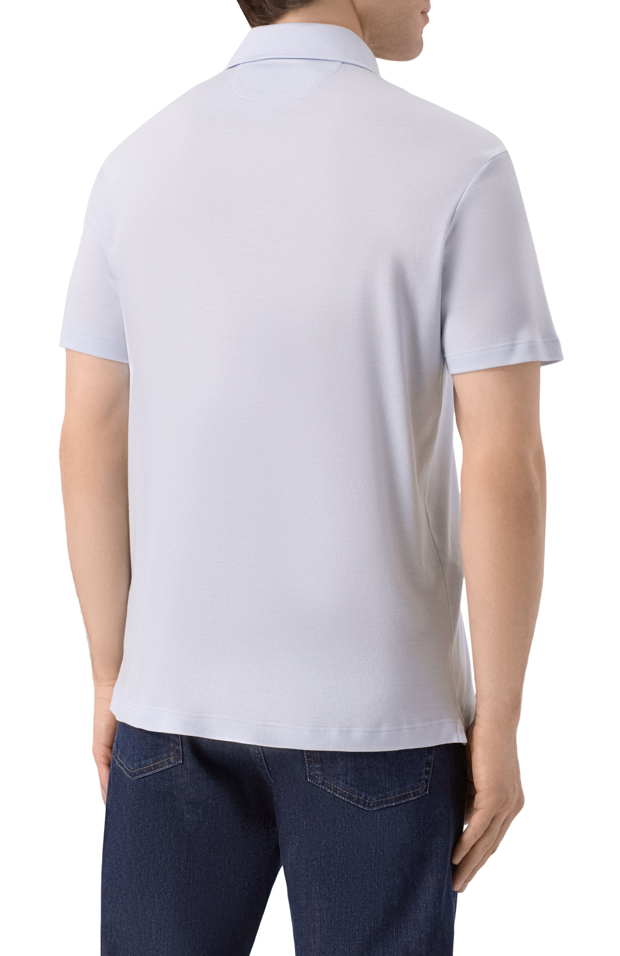 Поло из хлопка и лиоцелла PAUL&SHARK, арт. 26411253, фото 4