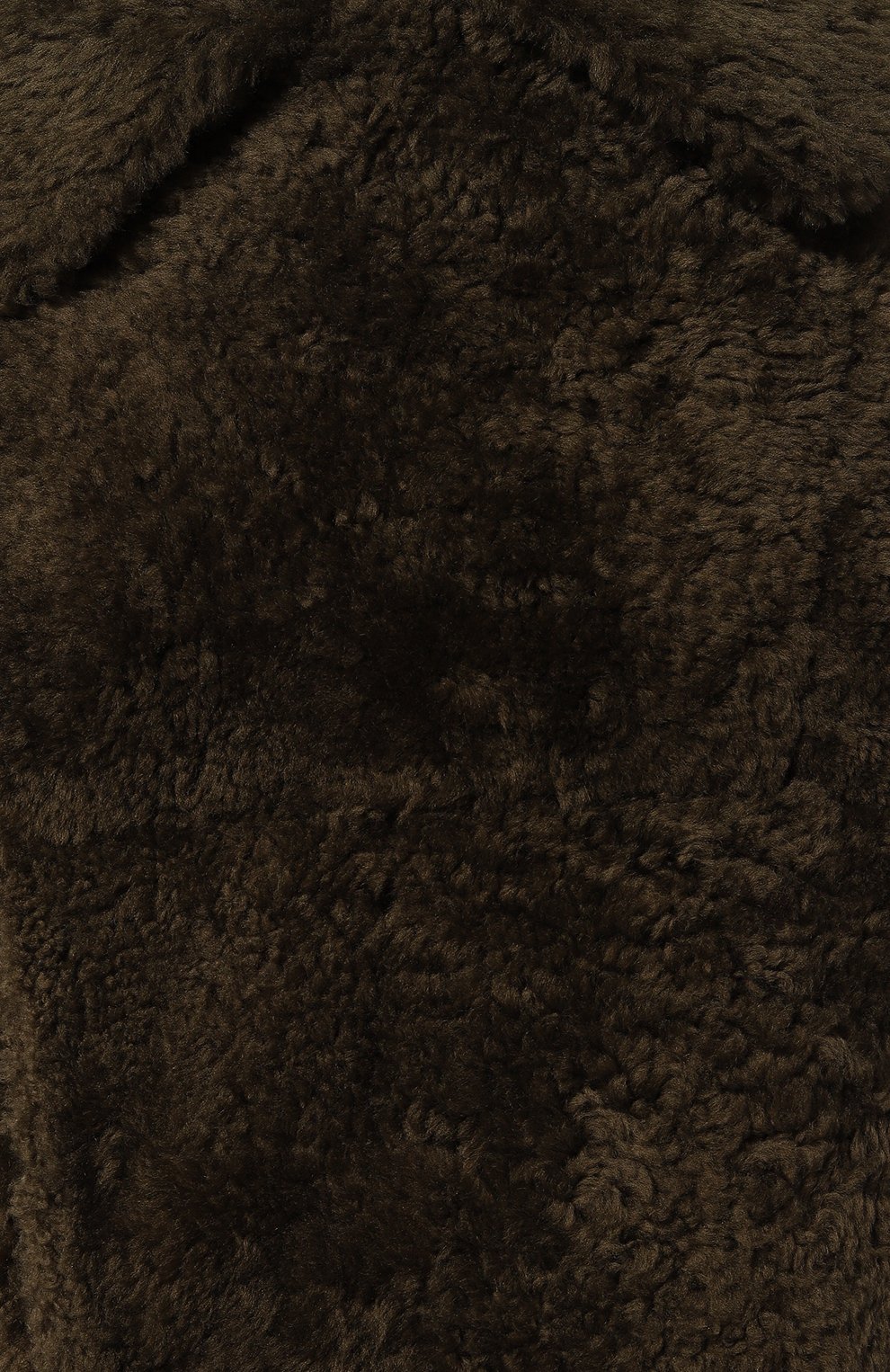 Шуба из овчины PETAR PETROV хаки цвета по цене 527500 руб., арт. F24LM5, фото 5 Шуба из овчины PETAR PETROV, арт. F24LM5, фото 5