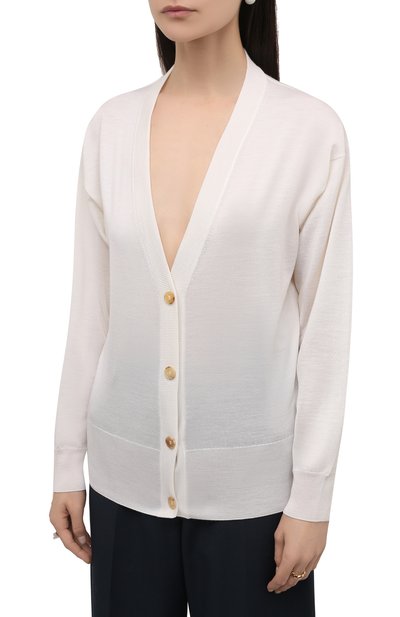 Кардиган из кашемира и шелка THE ROW, арт. 5805Y476, фото 3