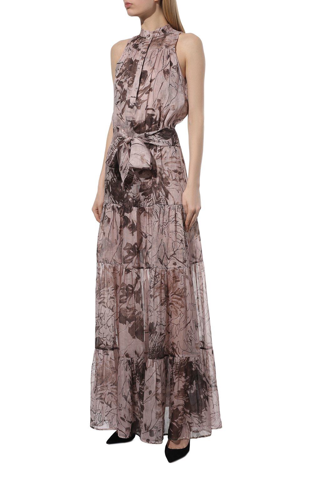 Шелковое платье KITON, арт. D49325TK0985A, фото 3