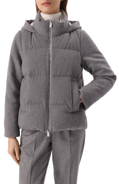 Кашемировый пуховик KITON, арт. D54658K0580E03, фото 3