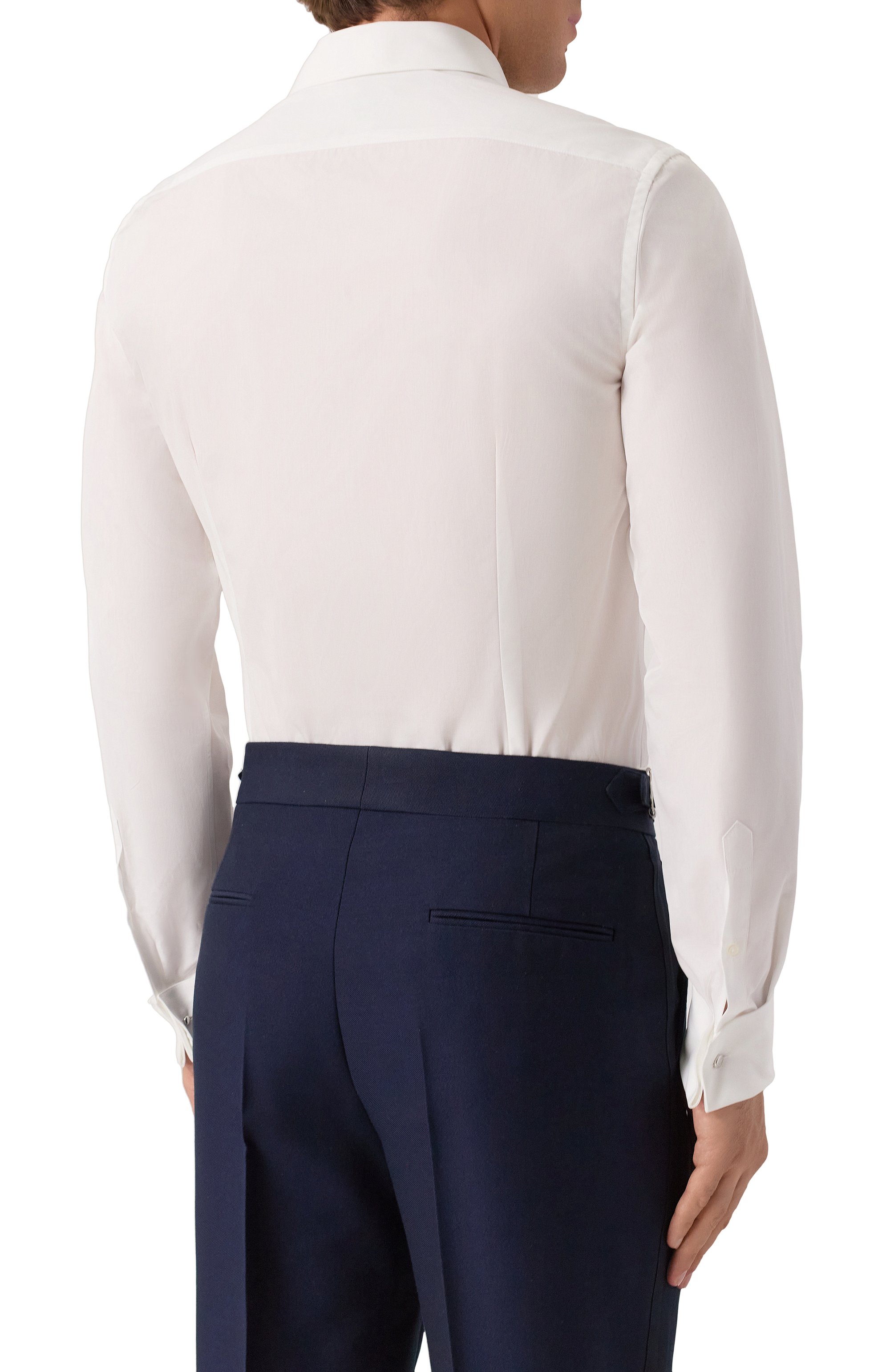 Хлопковая сорочка CORNELIANI белого цвета по цене 37250 руб., арт. 26P900-2691082, фото 4 Хлопковая сорочка CORNELIANI, арт. 26P900-2691082, фото 4