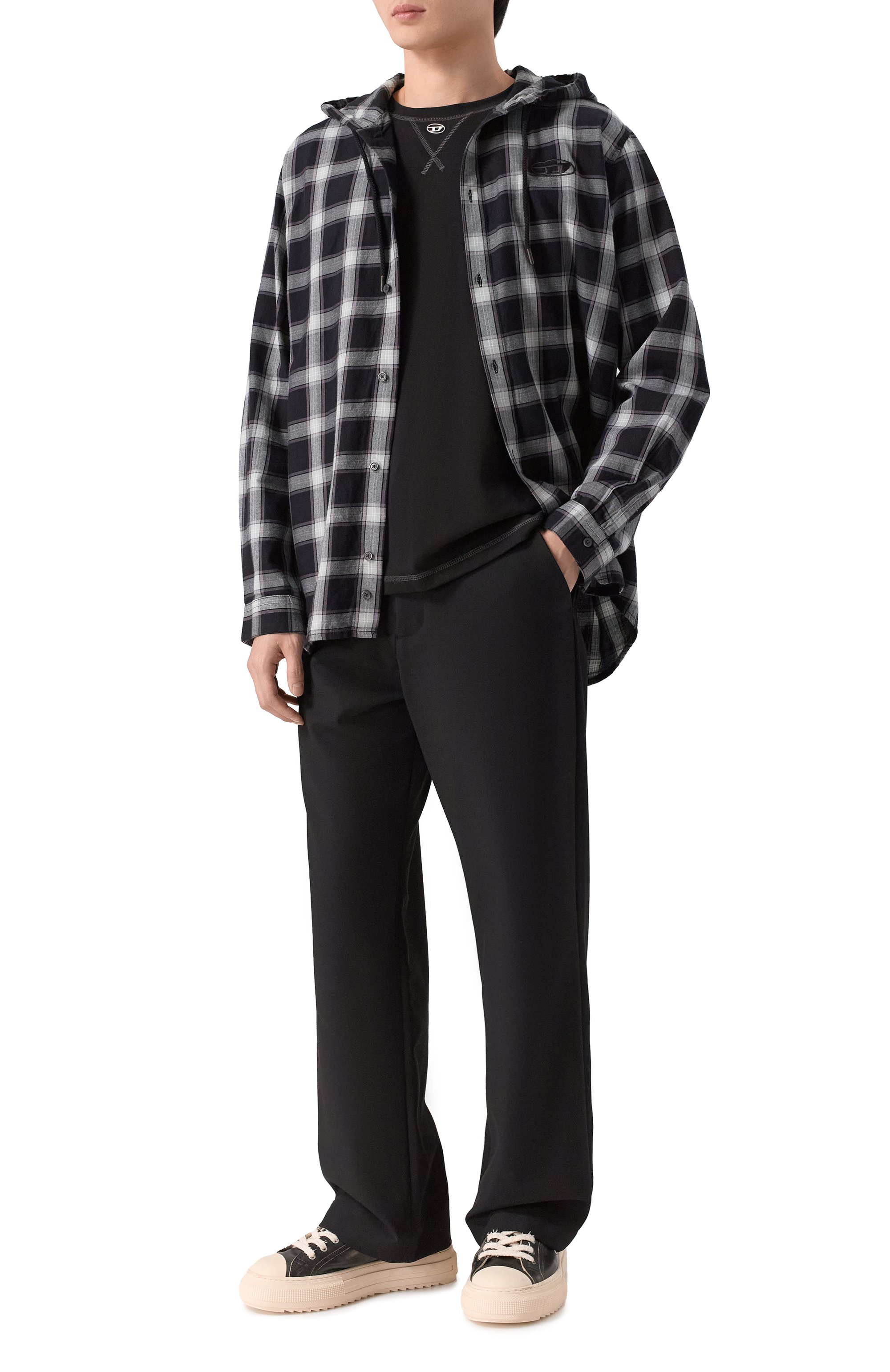 Хлопковая футболка DIESEL, арт. A19963/0AIJU, фото 2