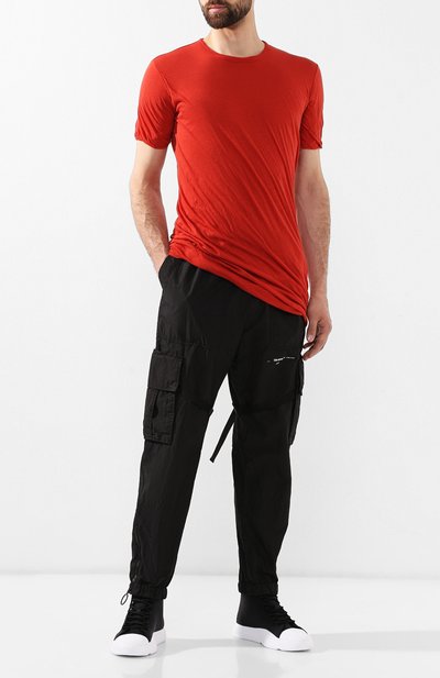 Хлопковая футболка RICK OWENS, арт. RU19F4256/UC, фото 2