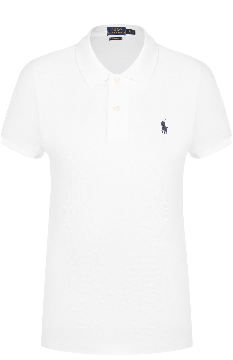 Хлопковое поло с вышитым логотипом бренда POLO RALPH LAUREN, арт. 211505669, фото 1