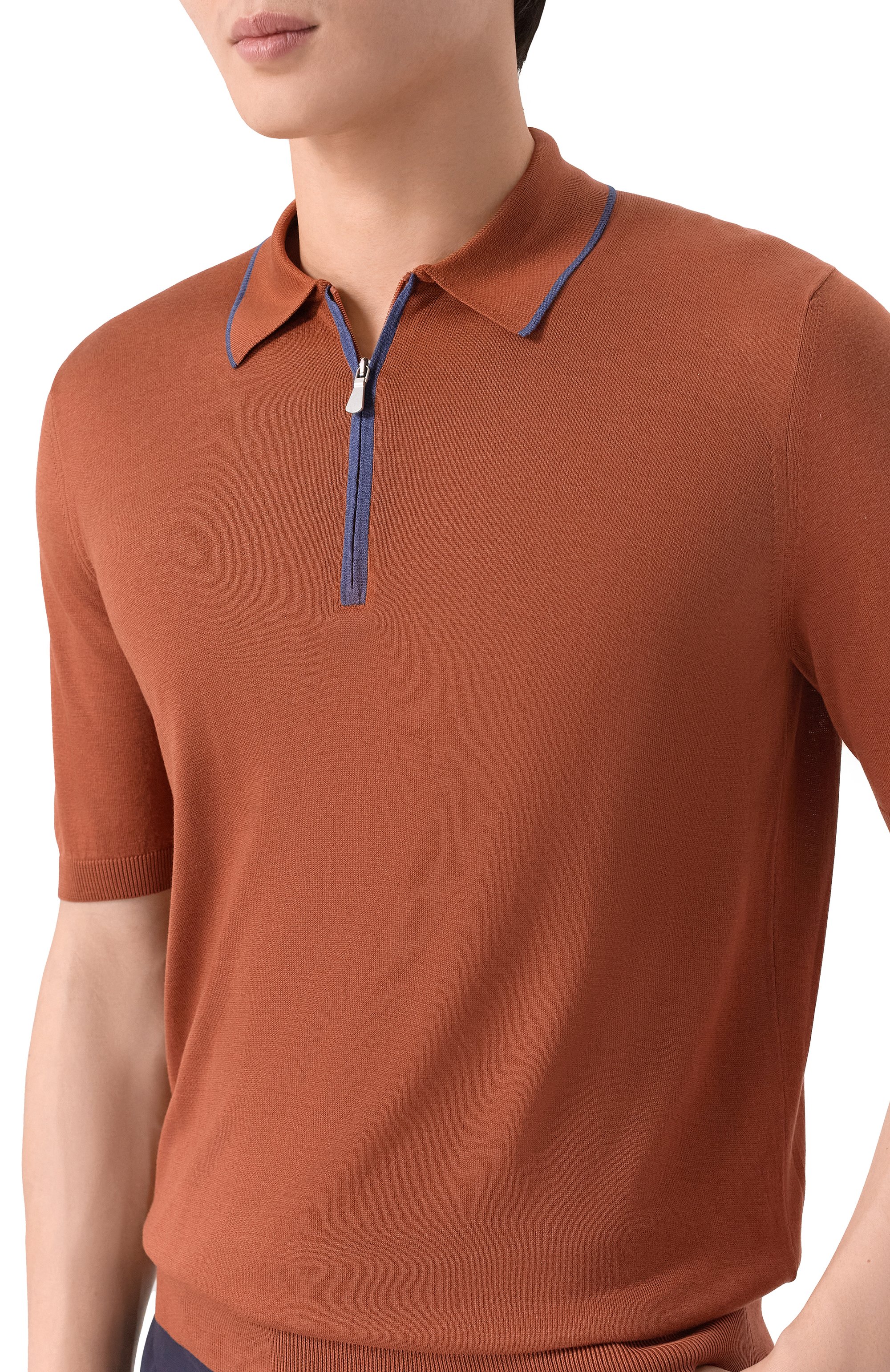 Шелковое поло GRAN SASSO, арт. 43166/23506, фото 5