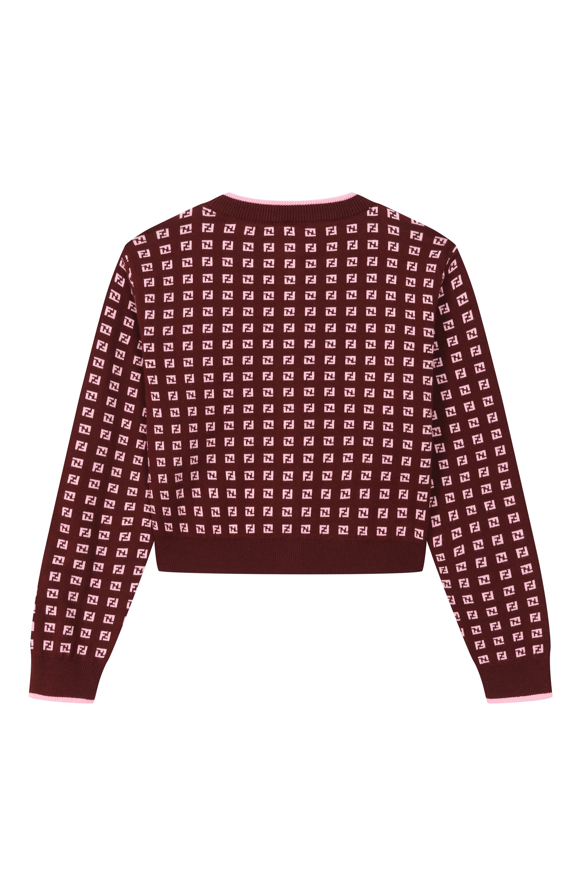 Хлопковый кардиган FENDI, арт. JFG244/AYMY/8A-12+, фото 2