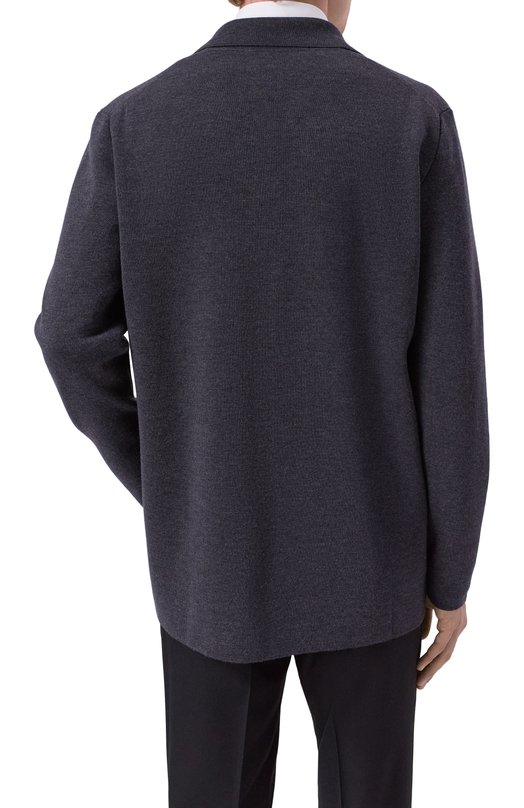 Шерстяной пиджак Corneliani 26M586-2625164 Серый  26M586-2625164 Фото 4