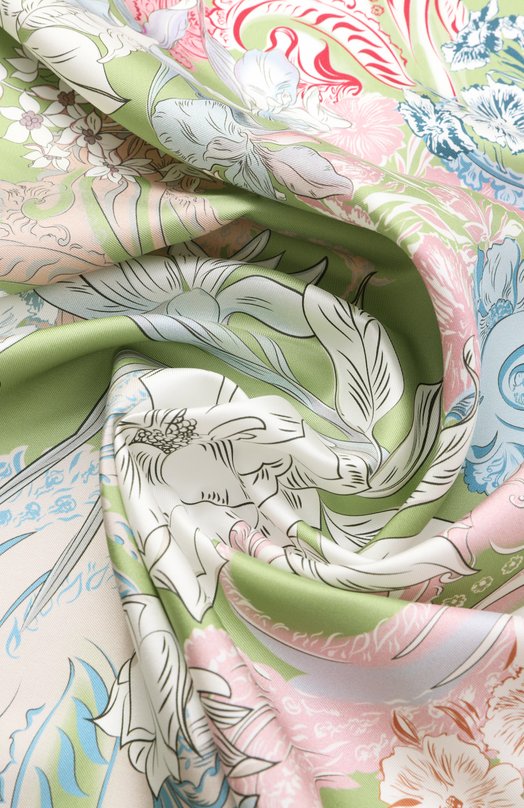 Шелковый платок Parfume Radical Chic 700023.07.02 Зелёный  700023.07.02 Фото 3