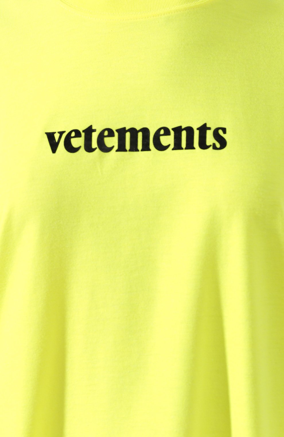 Футболка VETEMENTS, арт. SS20TR304 1610/W/FLU0 YELL0W, фото 5