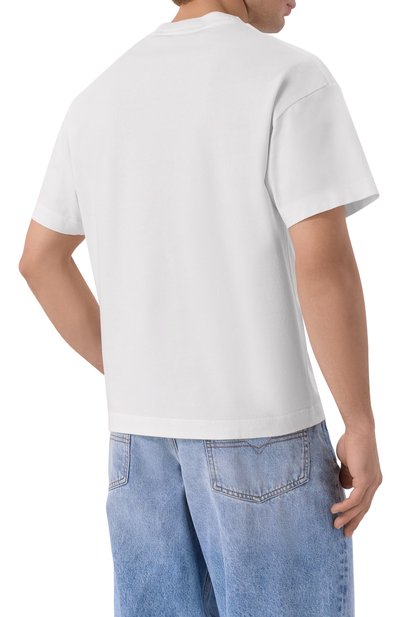 Хлопковая футболка PALM ANGELS, арт. PMAA109F25JER009, фото 4