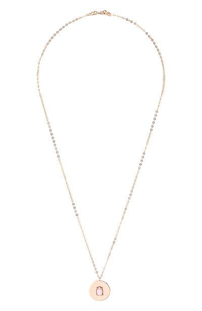 Подвеска с розовым турмалином: козерог MOONKA, арт. in-nl-tur, фото 1