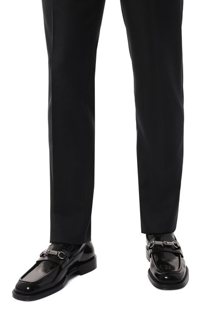 Кожаные лоферы BURBERRY, арт. 8080103, фото 3