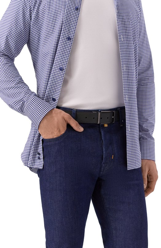 Двусторонний ремень Dirk Bikkembergs BKCU00178M Чёрный  BKCU00178M Фото 2