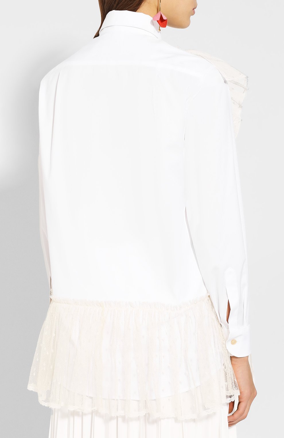 Хлопковая блузка REDVALENTINO, арт. TR0ABD20/50K, фото 4