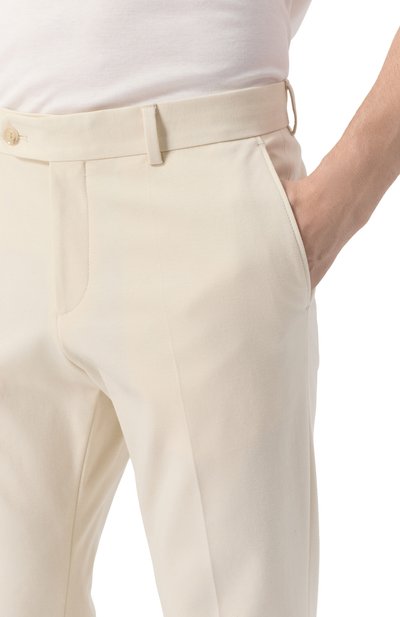 Брюки BOSS кремового цвета по цене 26950 руб., арт. 50537262, фото 5 Брюки BOSS, арт. 50537262, фото 5