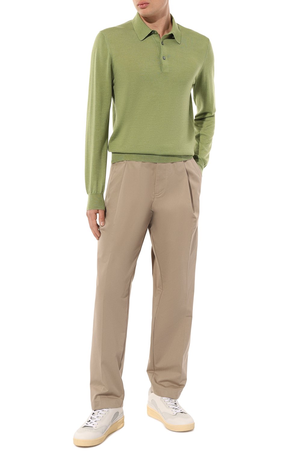 Поло из шерсти и шелка GRAN SASSO, арт. 57132/13190, фото 2