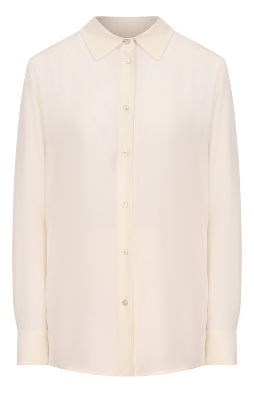 Шелковая рубашка Weekend Max Mara ALMINA Кремовый ALMINA