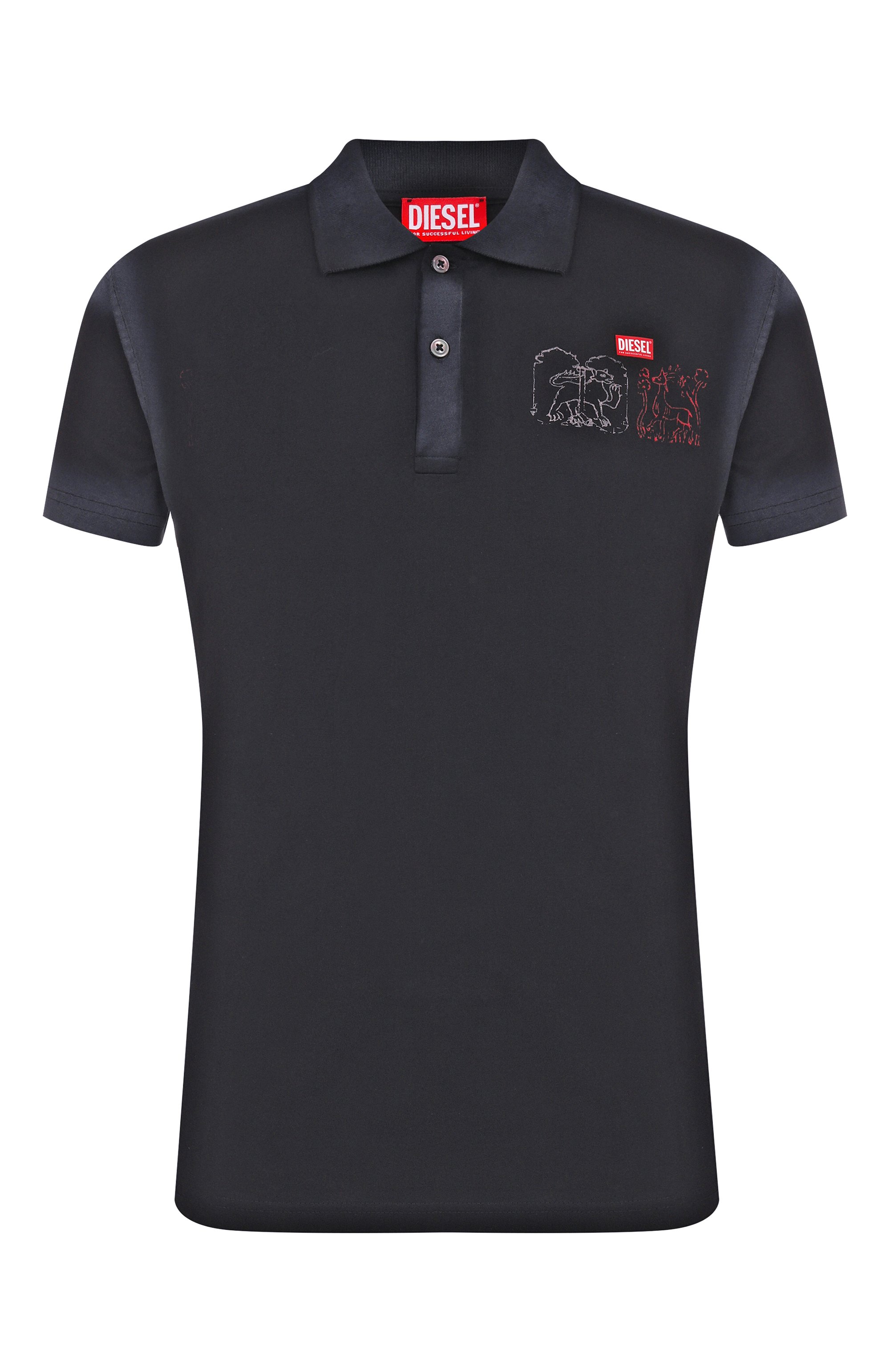 Хлопковое поло DIESEL, арт. A18481/0PLBS, фото 1