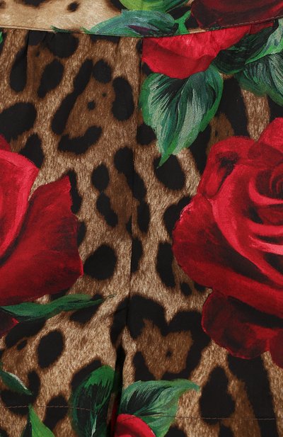 Хлопковые шорты DOLCE & GABBANA коричневого цвета по цене 11500 руб., арт. L5JQ47/HS5CM/2-6, фото 3 Хлопковые шорты DOLCE & GABBANA, арт. L5JQ47/HS5CM/2-6, фото 3