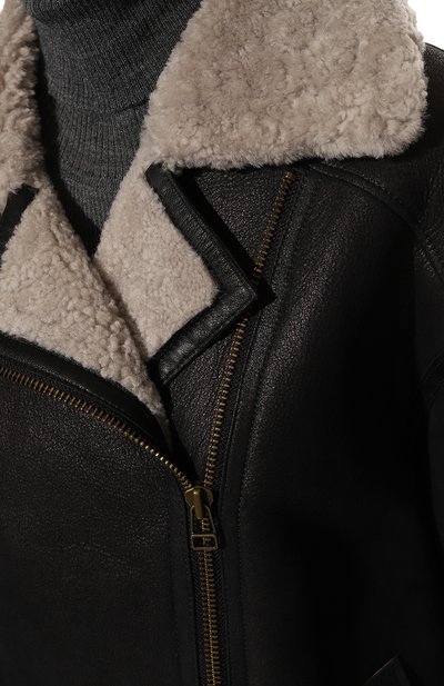 Дубленка из овчины ADDICTED, арт. UMBRIA.BLACK/ALMOND, фото 5