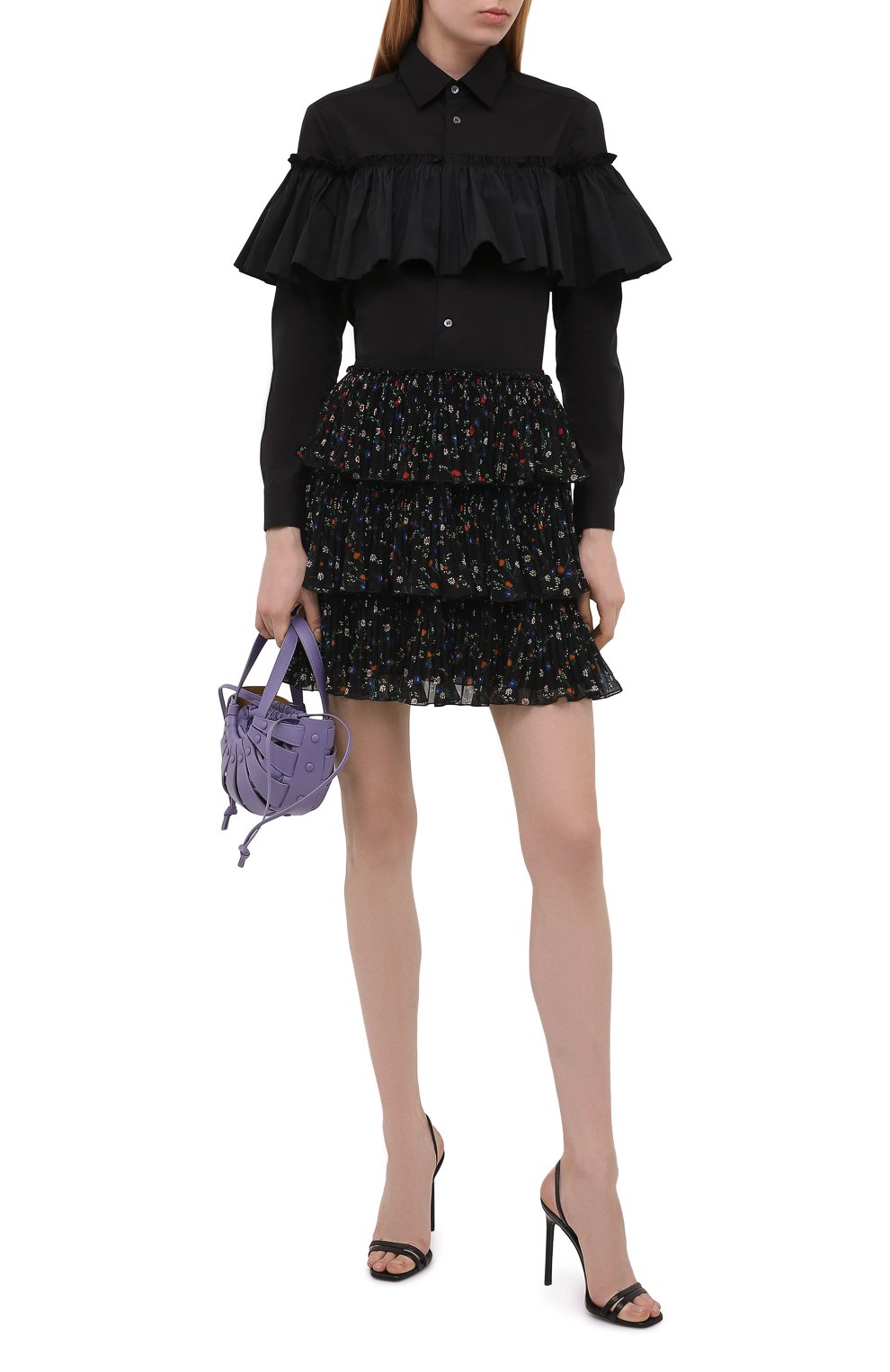 Плиссированная юбка REDVALENTINO, арт. WR3RAG20/60H, фото 2