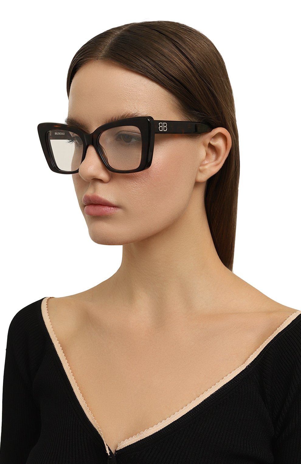 Оправа BALENCIAGA коричневого цвета по цене 34200 руб., арт. BB0297 002, фото 2 Оправа BALENCIAGA, арт. BB0297 002, фото 2