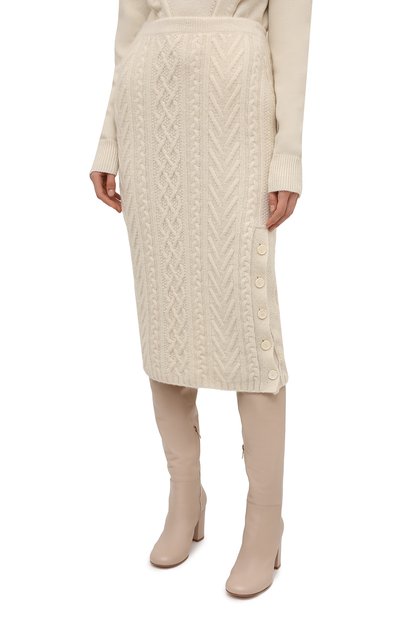 Юбка из кашемира и шелка RALPH LAUREN, арт. 290856611, фото 3