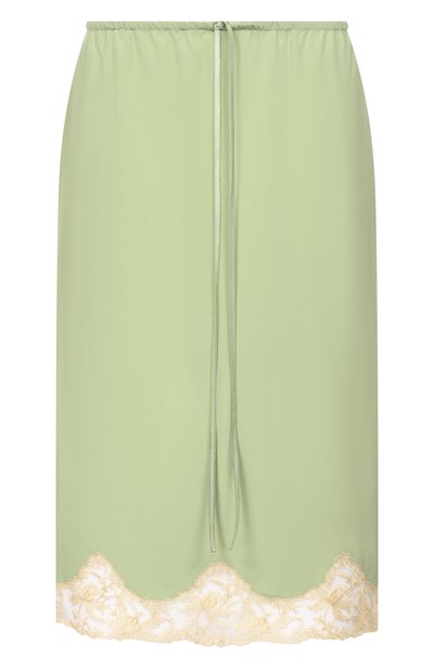 Женская шелковая юбка SAINT LAURENT, арт. 856886/Y100W