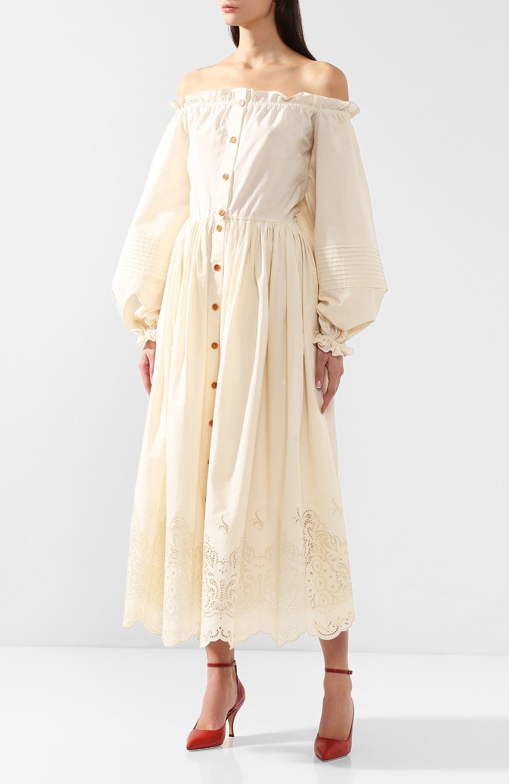 Хлопковое платье ULYANA SERGEENKO, арт. ABM016SS19P, фото 3