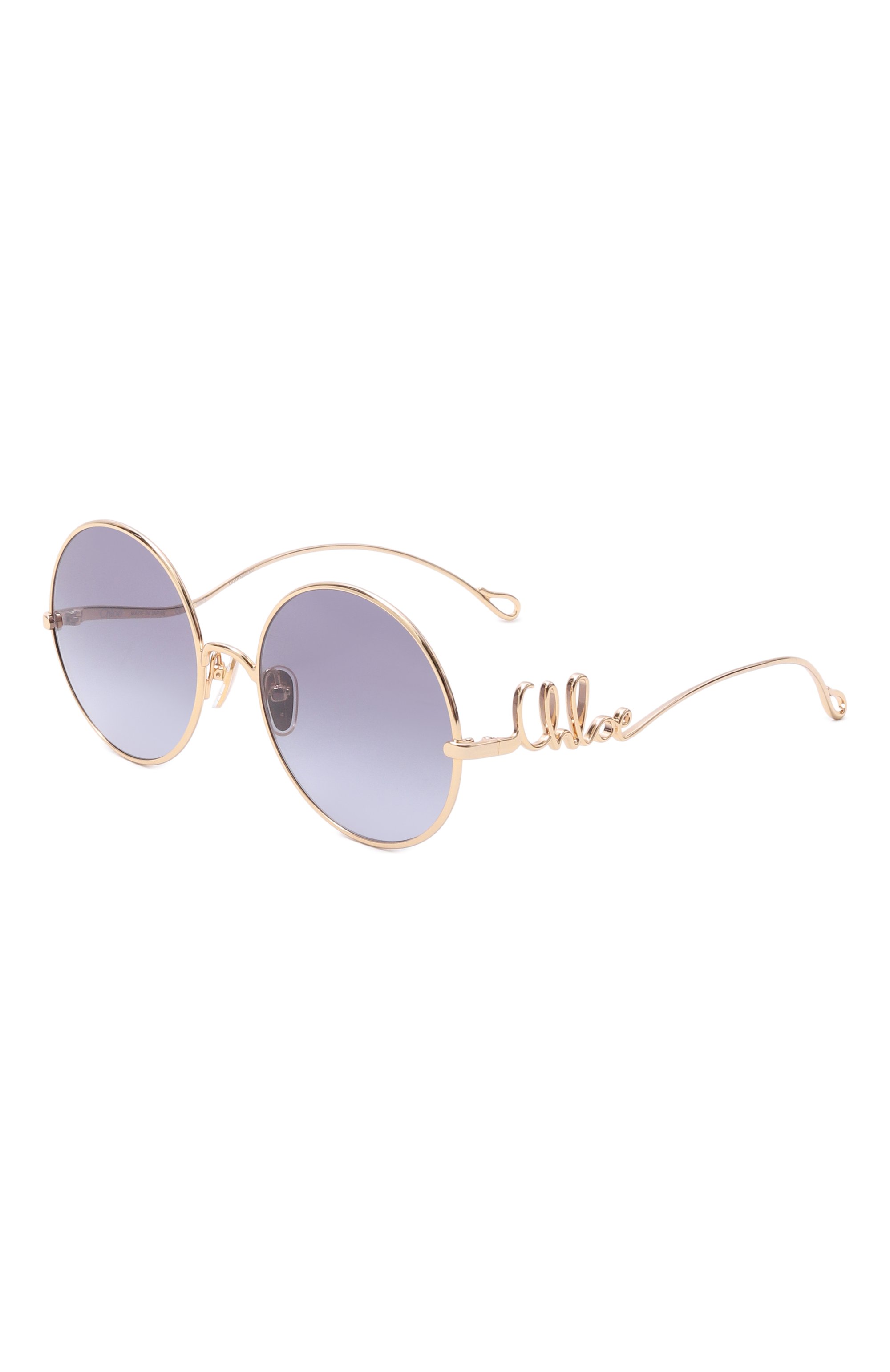 Солнцезащитные очки CHLOÉ серого цвета по цене 49500 руб., арт. CH0372S 004, фото 1 Солнцезащитные очки CHLOÉ, арт. CH0372S 004, фото 1