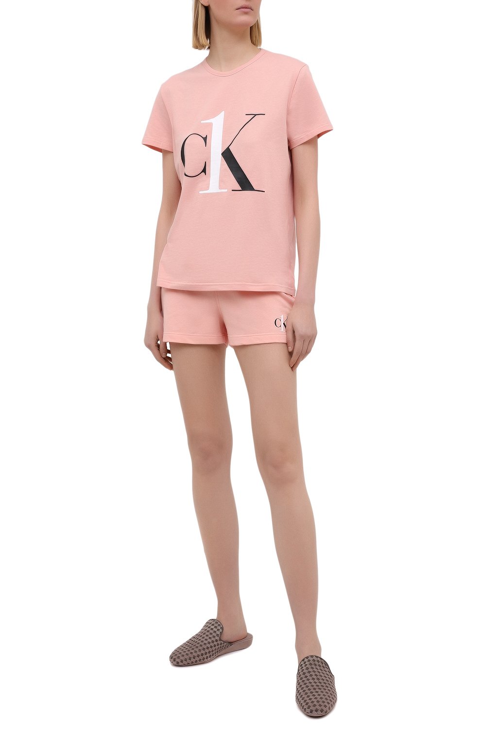 Хлопковая футболка CALVIN KLEIN, арт. QS6436E, фото 2