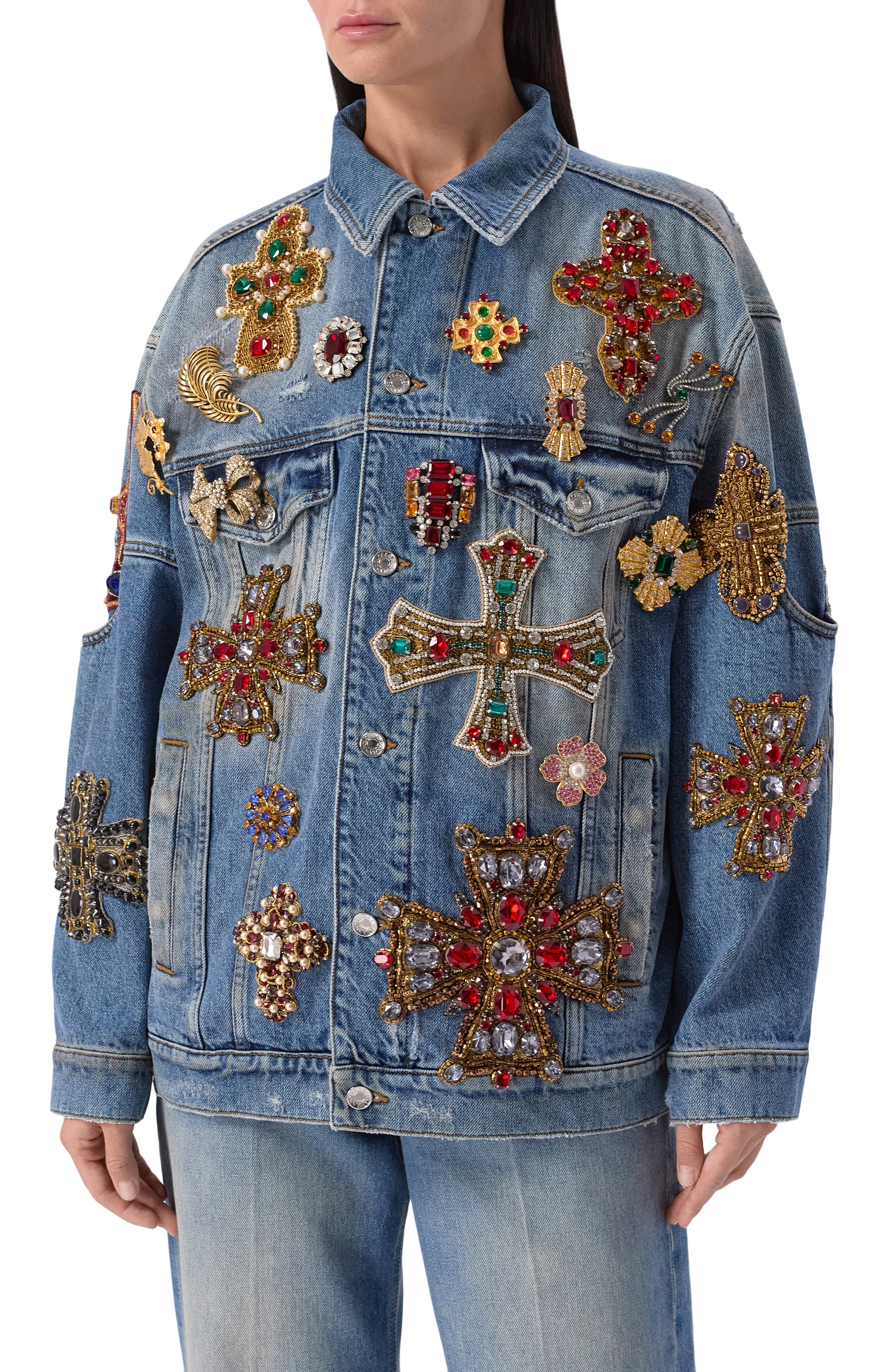 Джинсовая куртка DOLCE & GABBANA, арт. F9S69Z/G8NS8, фото 3