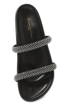 Кожаные шлепанцы croisette GIANVITO ROSSI, арт. G16960.10G0M.XCNNENE, фото 6