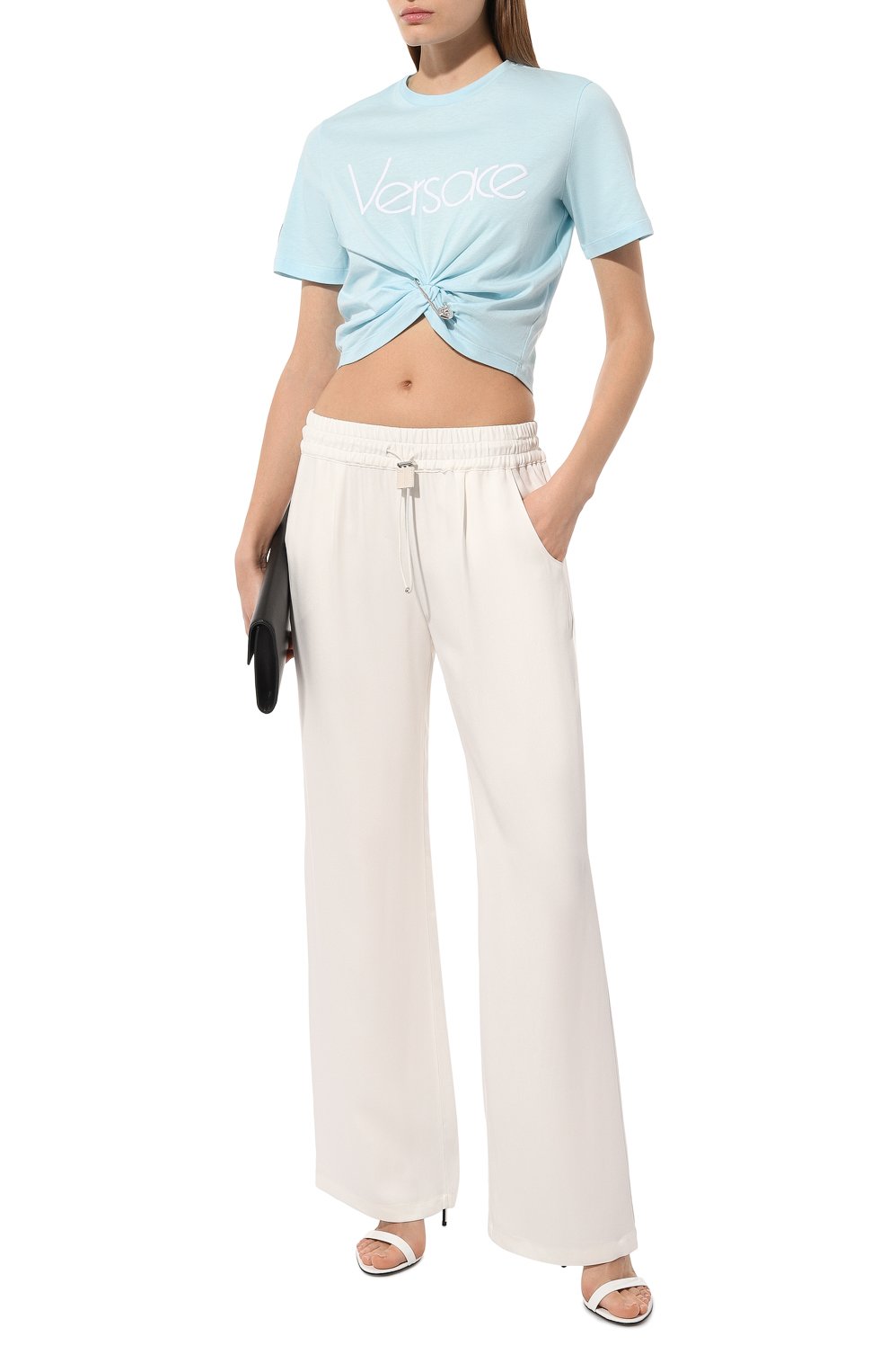 Хлопковая футболка VERSACE, арт. 1014276/1A09120, фото 2