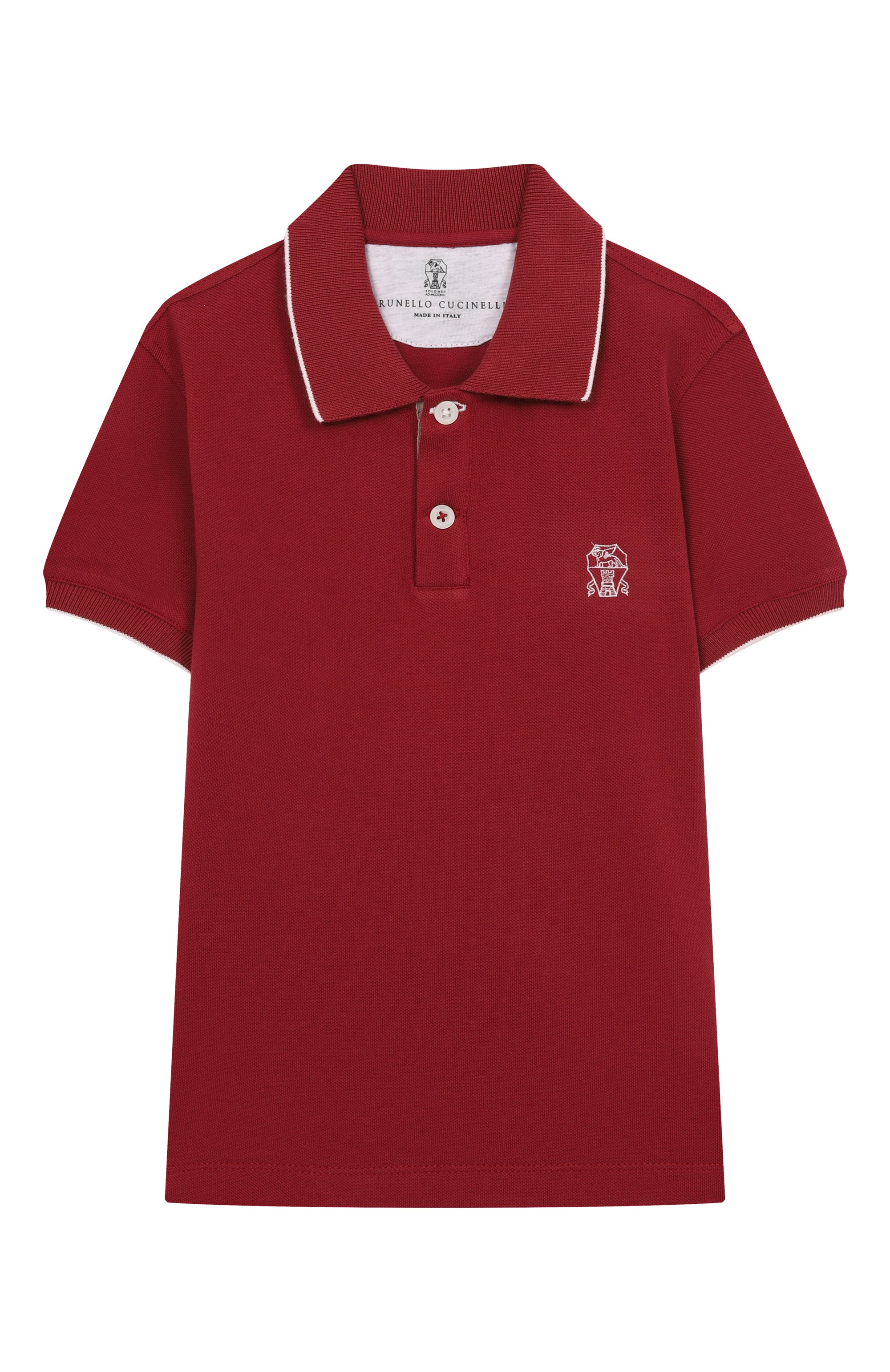 Хлопковое поло BRUNELLO CUCINELLI, арт. BE854T315B, фото 1