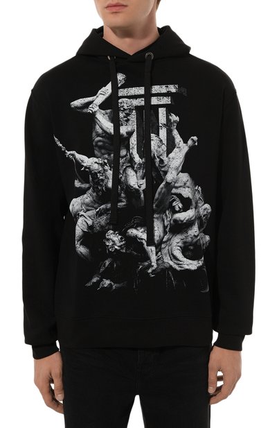 Хлопковое худи DIEGO VENTURINO, арт. D3W4DVFLHTDSTR, фото 3