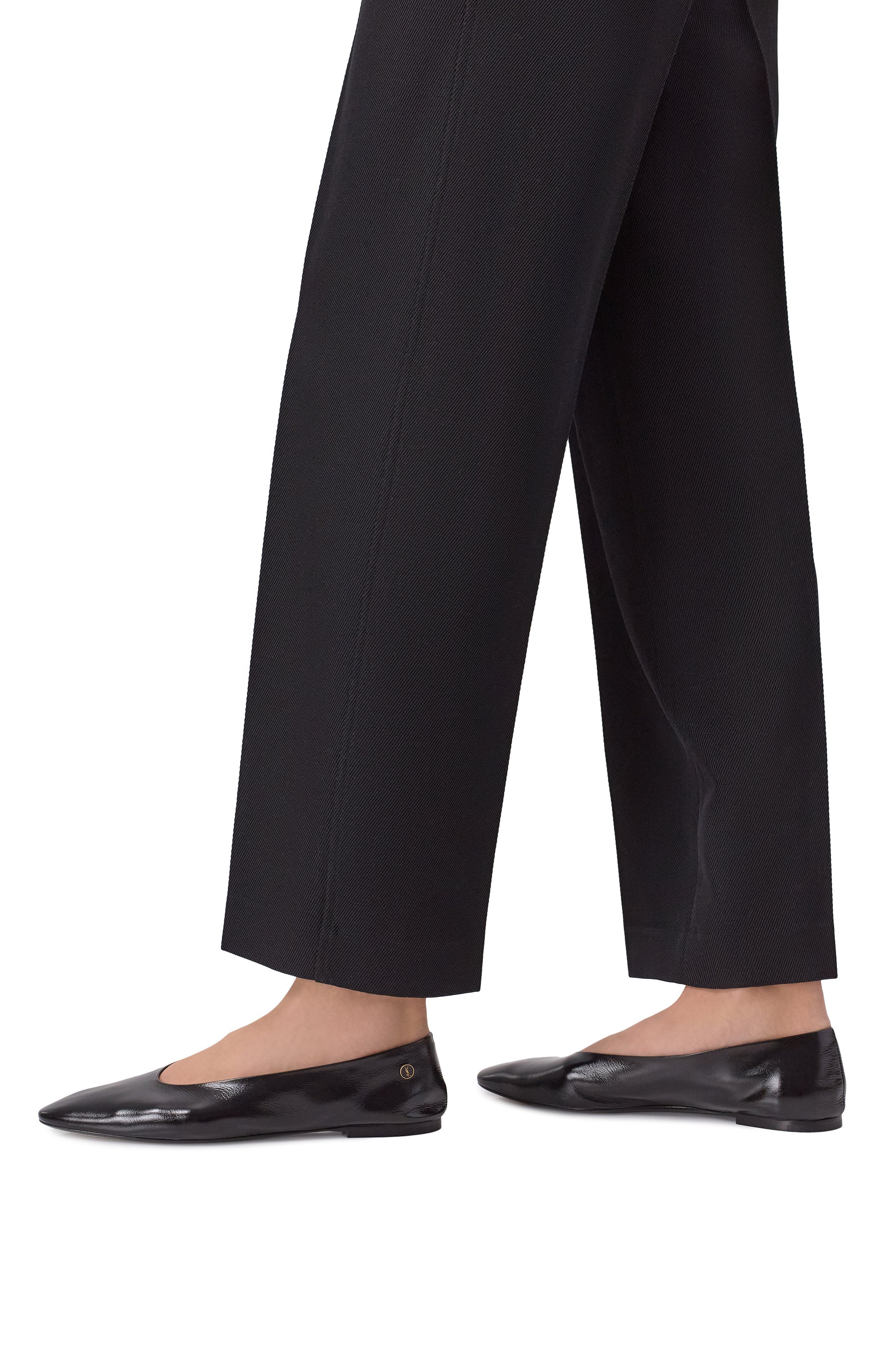 Кожаные балетки sao SAINT LAURENT, арт. 860600/AAEHF, фото 2