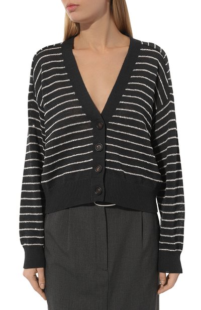 Хлопковый кардиган BRUNELLO CUCINELLI, арт. M7876B1330, фото 3