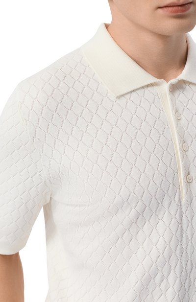 Поло из шелка и хлопка MVST, арт. M26.2PM.K127/Y205 R0MBI 3D, фото 5