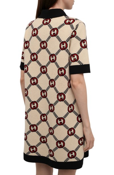 Двустороннее платье GUCCI черного цвета по цене 235500 руб., арт. 678311/XKB5S, фото 4 Двустороннее платье GUCCI, арт. 678311/XKB5S, фото 4