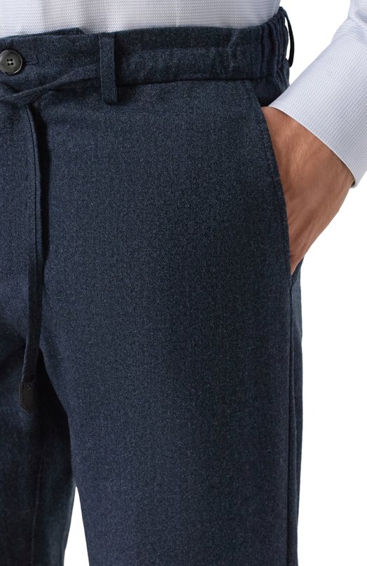 Шерстяные брюки Canali V1659G/AR03472 Синий  V1659G/AR03472 Фото 5