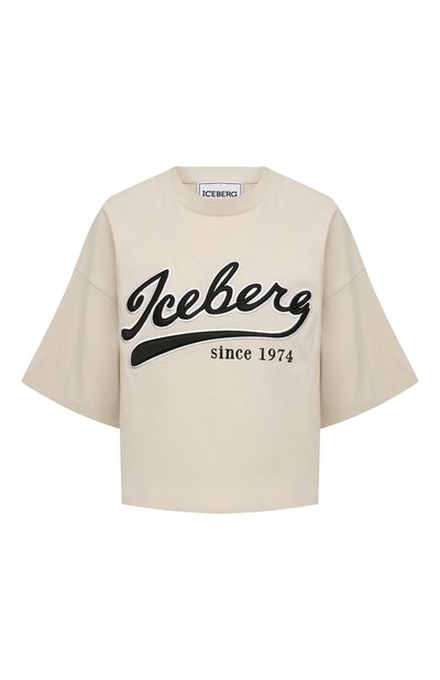 Женская хлопковая футболка ICEBERG, арт. 22E I2P0/F031/6304