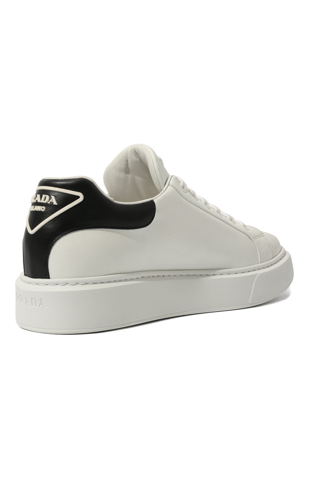 Кожаные кеды PRADA, арт. 4E3583-3G4I-F0964, фото 5