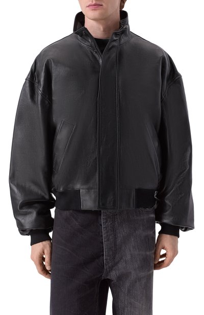 Кожаный бомбер BALENCIAGA, арт. 850010/TSS02, фото 3
