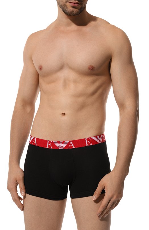 Комплект из трех боксеров Emporio Armani 111357/4F715 Чёрный  111357/4F715 Фото 4