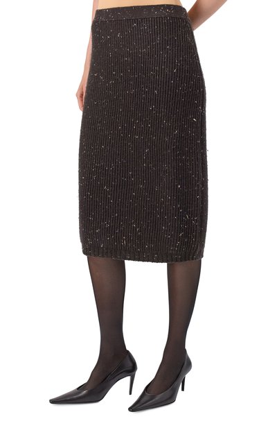 Шерстяная юбка BOTTEGA VENETA, арт. 793108/V5LV0, фото 3