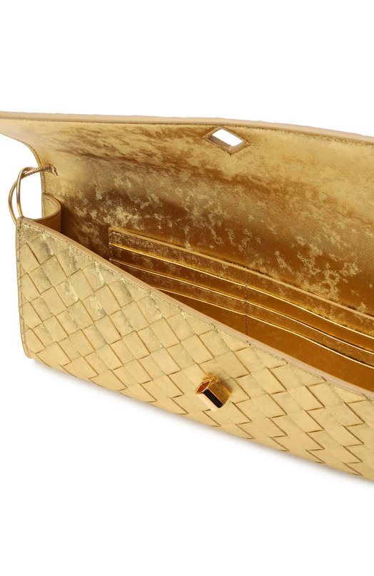 Клатч Andiamo Bottega Veneta 741511/V5XF1 Золотой  741511/V5XF1 Фото 5